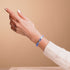 Sapphire | .925 Sterling Silver | Mermaid Glass Pebble Bracelet